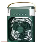 Portable Fan Air Conditioners USB Electric Fan Air Cooler LED Night Light Water Mist Fun 3 in 1 Air Humidifier for Home