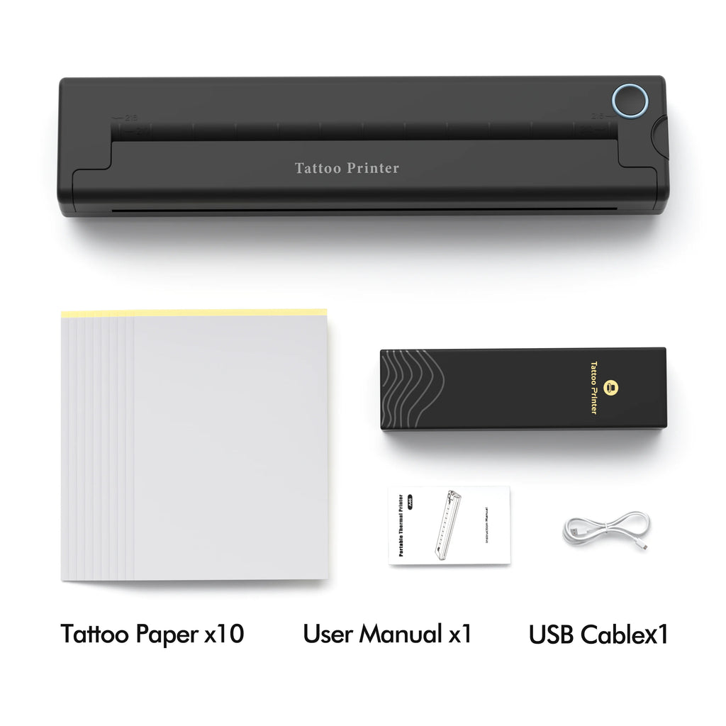 A4 Thermal Printers Wireless Bluetooth Tattoos Printer Portable Mini Thermal Printer A4 Paper Photo Printer from Mobile Phone