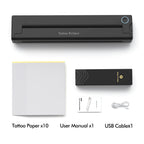 A4 Thermal Printers Wireless Bluetooth Tattoos Printer Portable Mini Thermal Printer A4 Paper Photo Printer from Mobile Phone