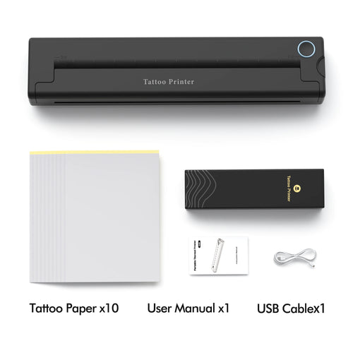 A4 Thermal Printers Wireless Bluetooth Tattoos Printer Portable Mini Thermal Printer A4 Paper Photo Printer from Mobile Phone
