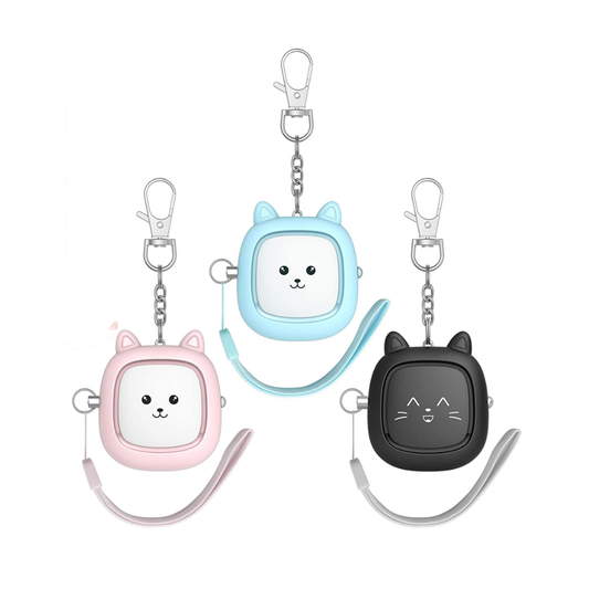 Safe Sound Personal Alarm,  3 Pack 130 Db Loud Siren Song Emergency Self-Defense Security Alarm Keychain with LED Light, Personal Sound Safety Siren for Women, Men, Children, Elderly