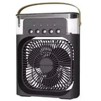Portable Fan Air Conditioners USB Electric Fan Air Cooler LED Night Light Water Mist Fun 3 in 1 Air Humidifier for Home