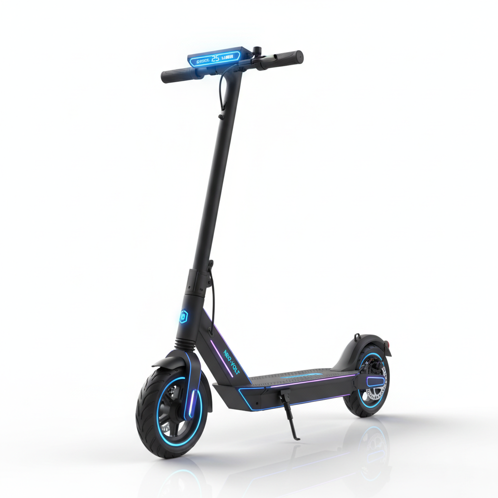 Ramzel Pro Electric Scooter 350W front view on white background